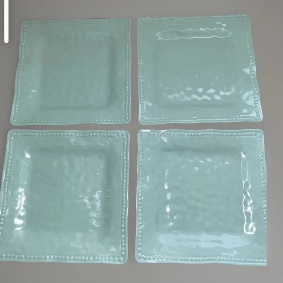 Tommy Bahama Dining Tommy Bahama Melamine Square Hobnail Trim